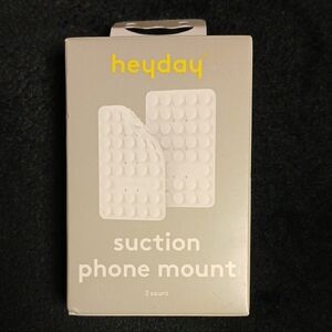 Heyday White Suction Phone Mount